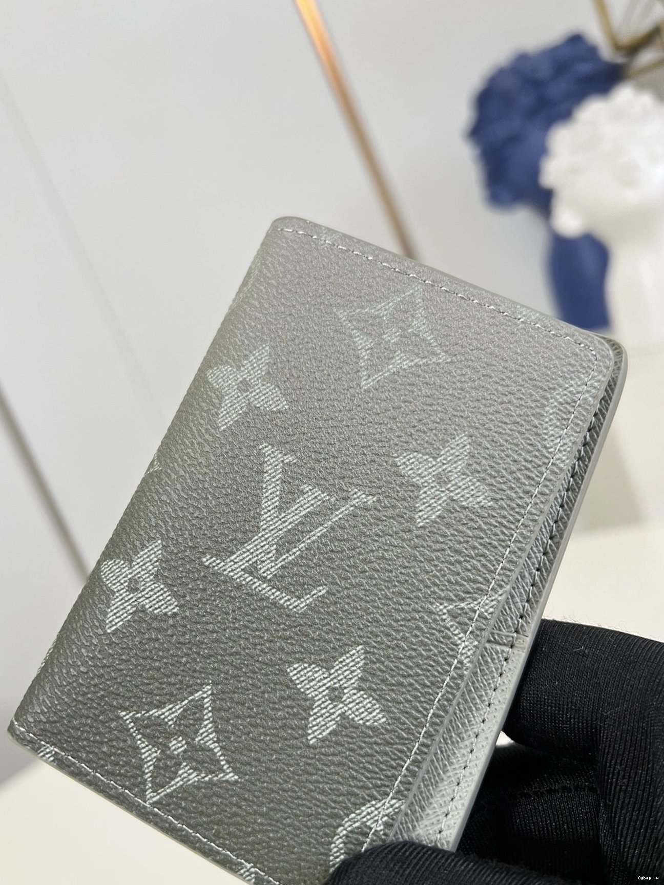 cm LOUIS Pocket Organizer-7.5*11.1*1 VUITTON 0801